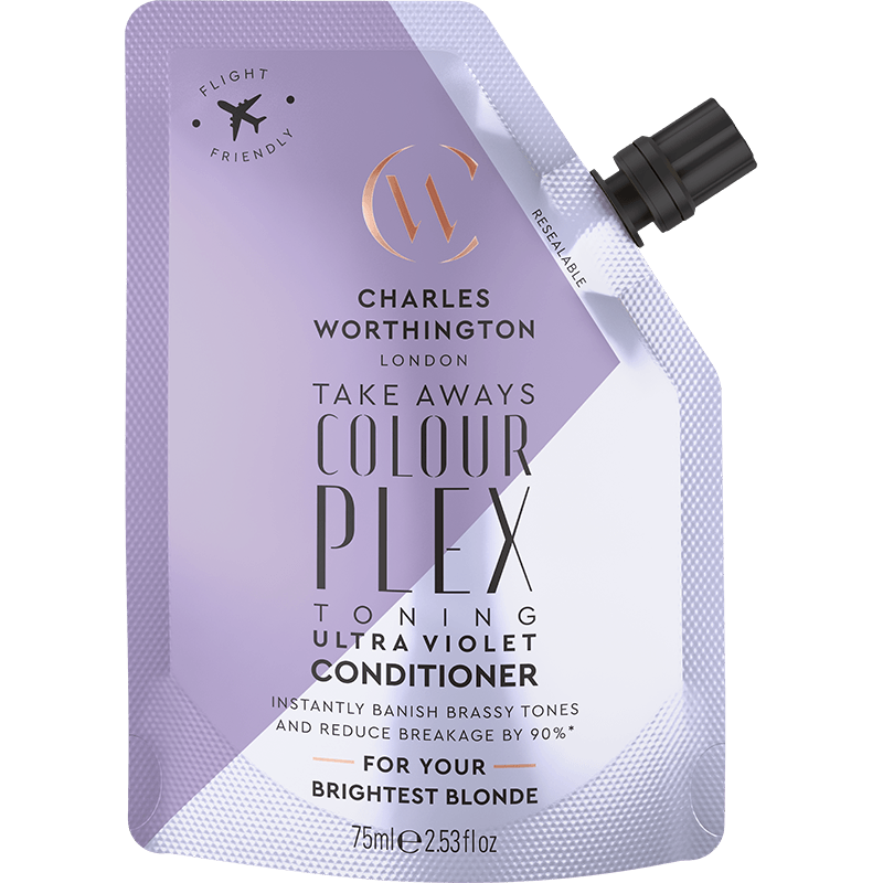 Charles Worthington ColourPlex Toning Ultra Violet Conditioner Takeaway 75ml