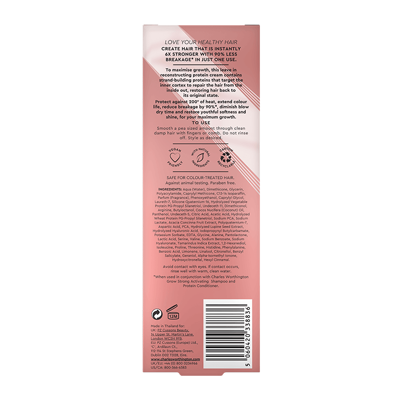 Grow Strong Longer &amp; Stronger Protein Treatment - envase