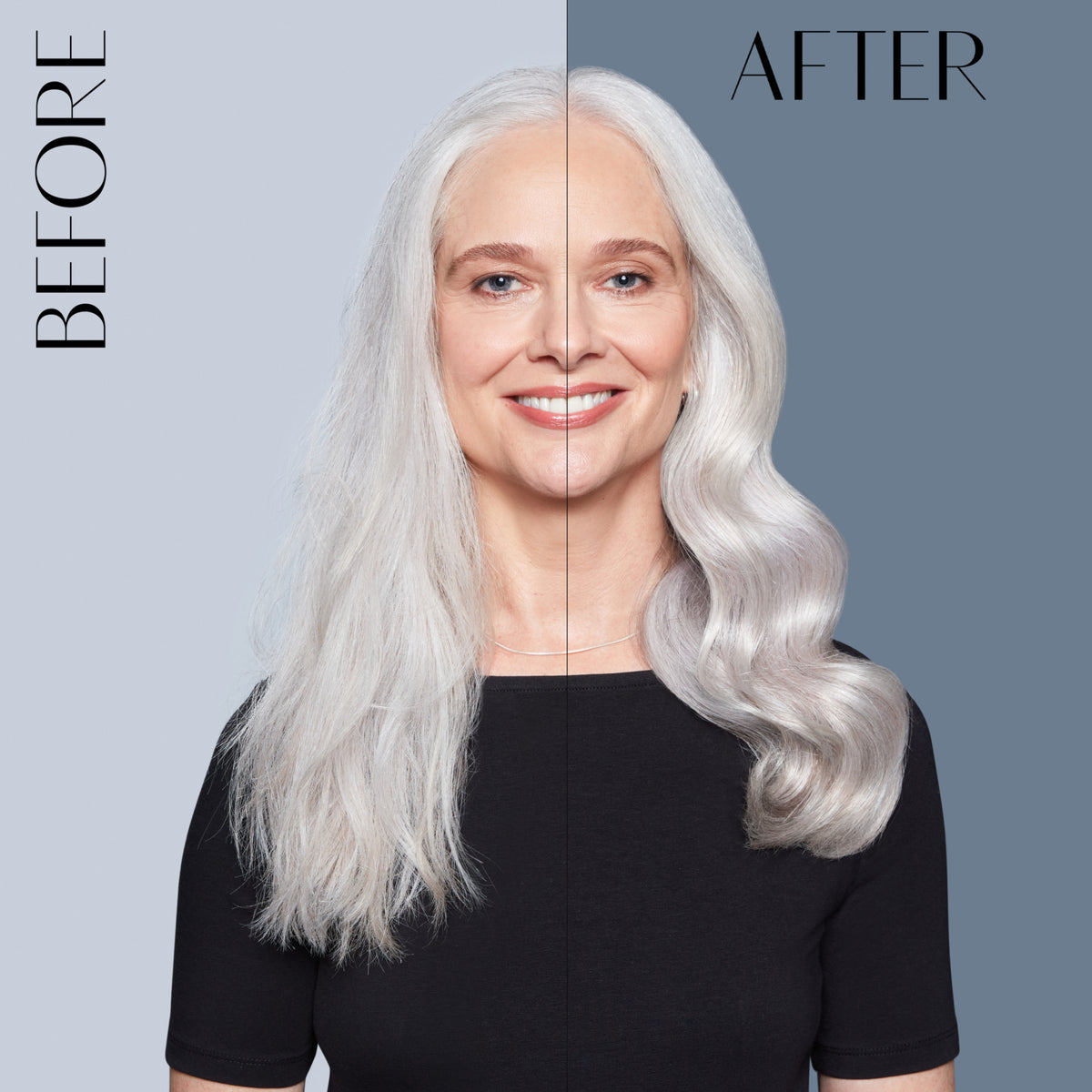 ColourPlex Glowing Grey - resultado en cabello gris
